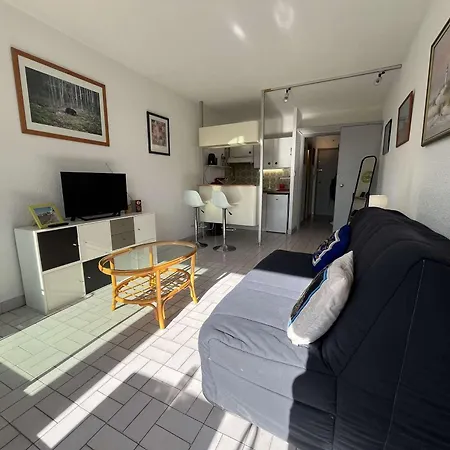 Au Cap D'agde Avec Parking, Piscine Proche Du Port - Fr-1-249-420 Apartmán