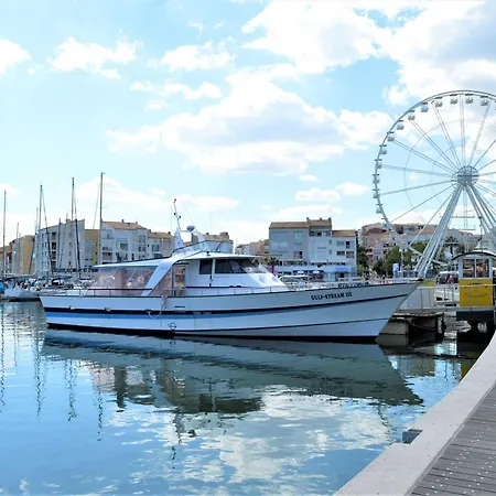 Au Cap D'agde Avec Parking, Piscine Proche Du Port - Fr-1-249-420 * アグド